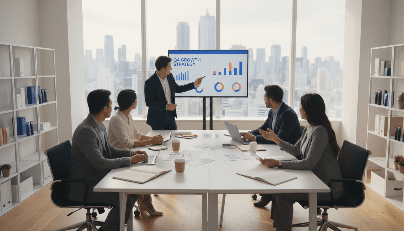 MHD-COMPANY LLC team collaborating on marketing strategy in Albuquerque office